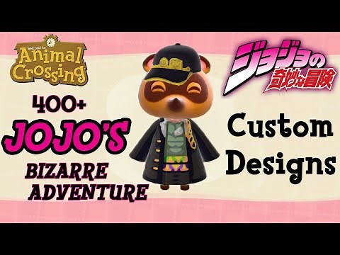 400+ JOJO Animal Crossing New Horizons Custom Designs