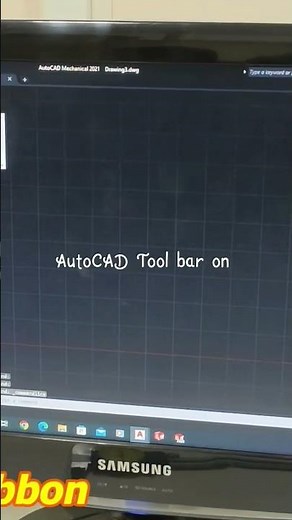 how to on/off Tool bar in AutoCAD |AutoCAD Ribbon bar on or off | Tool Bar not showing