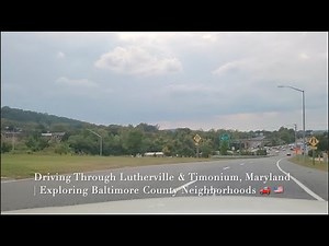 Driving Through Lutherville & Timonium, Maryland | Exploring Baltimore County Neighborhoods 🚗 🇺🇸