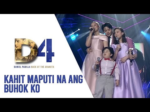 Daniel Padilla - Kahit Maputi Na Ang Buhok Ko (D4 Live Concert)