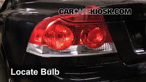 Rear Turn Signal Replacement on a 2009 Volvo C70 T5 2.5L 5 Cyl. Turbo
