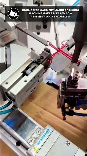 Automated Pleated Fabric Bow Knot Making Machine