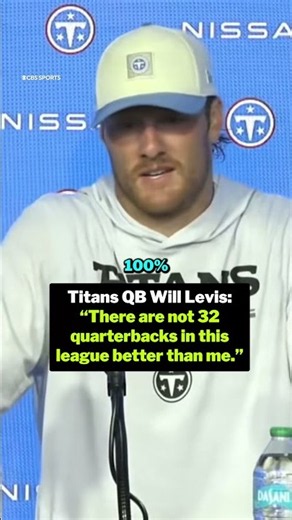 Will Levis says he "100%" has faith he is still a starting quarterback in the NFL. #nfl
