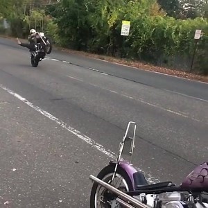 Slo-mo chopper stunts! Having fun @chopperchriss | Choppertown