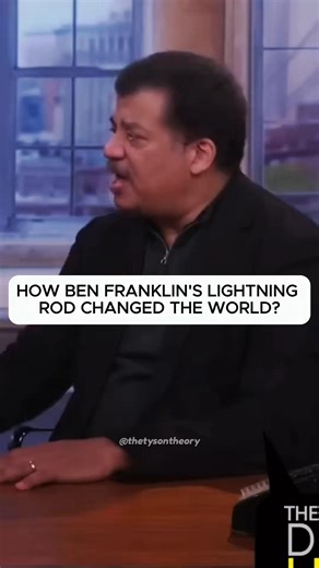 5K views · 81 reactions | How Ben Franklin’s Lightning Rod Changed the World w Neil deGrasse | The Tyson Theory | Facebook