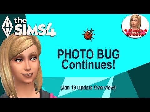 Photo Bug Continues!: Jan 13 Update Overview (Sims 4 News)
