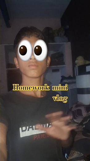 “Homework + Vlog = Double Struggle 😅 | English Homework Vlog”