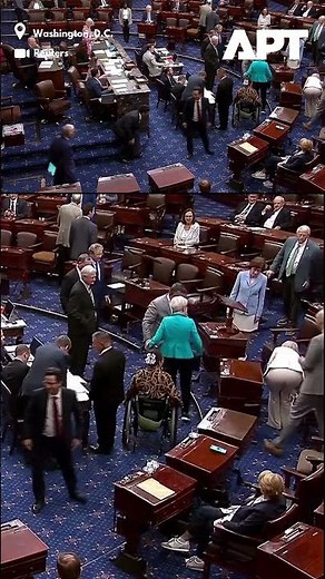 Watch: MOMENT Elizabeth Warren Falls During Senate Session While Voting on Israel Arms Block | APT