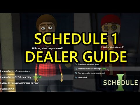 Schedule 1 Dealer Tutorial, Dealer Guide How to Use Dealer and How to Unlock + Dealer Location.