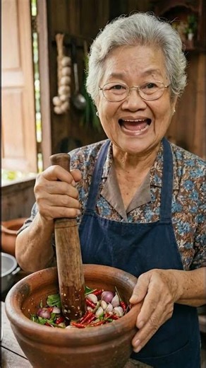 Grandma Somjit teaches how to make fish kidney curry. #cooking #khapthai #food