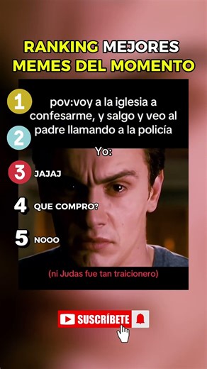 RANKING MEJORES MEMES #humor #memes #ranked #shorts