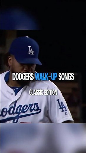 Dodgers THROWBACK Walk-Up Songs 🔥 Part 2 #mlb #baseball #dodgers