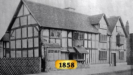 Take a trip back 170 years courtesy of The Time Travel Artist and discover how the Birthplace once looked. | Shakespeare Birthplace Trust