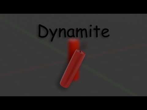 Create a Dynamite in Blender.