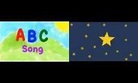 Mix of 2 videos from youtube : alphabet and star music mashup song!!