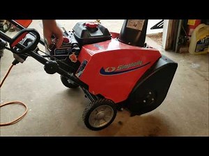 Simplicity SS822ex Snowblower repair - Part 3 of 3 - Carburetor Installation