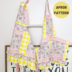 Wrap Around Apron Sewing Pattern: Beginner Rag Quilt (PDF) - Etsy Australia