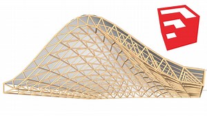 31K views · 233 reactions | Space Truss-Frame Structure on Curved Surface Flowify Tutorial - https://www.youtube.com/watch?v=zCFUCE7Bb4Q | TutorialsUp | Facebook