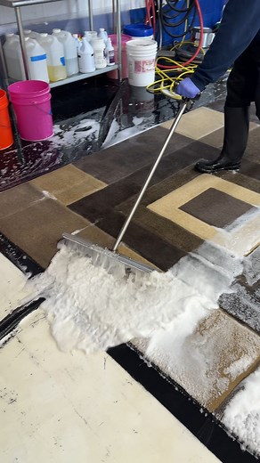 12K views · 134 reactions | Bring professional-level care to your home with our rug squeegee. Designed to lift dirt from deep pile and delicate fibers alike, it helps maintain cleanliness, appearance, and longevity for all types of rugs. | ATC Rug Washing & Specialty Cleaning Services | Facebook