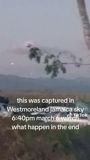 UFO Sighting Over Westmoreland Jamaica at Dusk