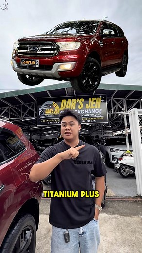 May new arrival tayong Everest! I got you ulit! For only ₱885,000! 2017 Ford Everest Titanium Plus 4x2 A/T – Maroon Red ✅ First-Owned! No issues! ✅ 2.2L Turbo Diesel – fuel-efficient and reliable ✅ Premium Titanium Plus features ✅ Power tailgate, push start, leather seats ✅ Touchscreen infotainment with reverse cam ✅ 7-seater with strong road presence ✅ Perfect for family long drives ✅ Fresh in & out! FOR FINANCING – 30% DP Only! 📌 Total DP with Chattel: ₱308,865 📝 Monthly Amortization 📆 4 yr