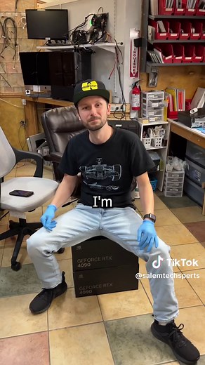 Today I have a custom #gaming #pc that's getting an RTX 3080 swapped out with an RTX 4090. Overkill? Yes! This is my personal #computer that I use for editing and 4K gaming. You would think I would own the cleanest piece of #tech but the last thing I want to do when I get home is work on any #technology , so my home PC is a hoopty! A very powerful hoopty. #techtok