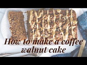 Coffee Walnut Cake | Full Recipe
