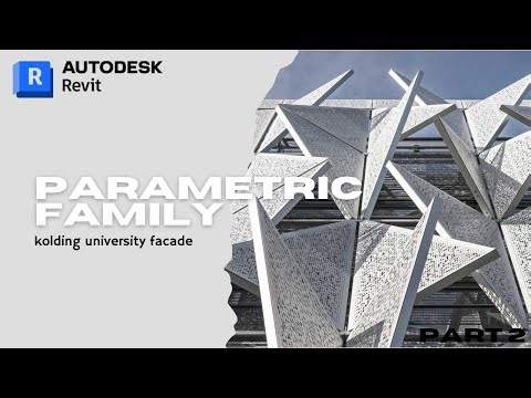 Learn How to Create a Parametric Facade in Revit! | Kolding University facade