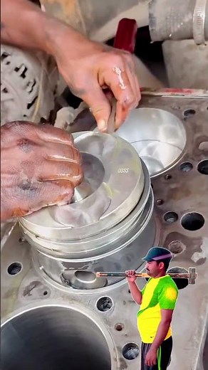 "Master Your Engine: Step-by-Step Piston Installation in This Technical Mechanic Video!"