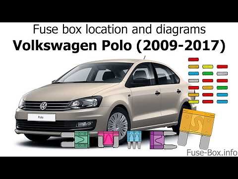 Fuse box location and diagrams: Volkswagen Polo (2009-2017)