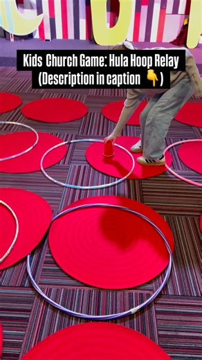 Hula Hoop Relay Type: Group What you need: multiple hula hoops/cups Split your class into two even (or close to even) lines. In front of each line, lay down an equal number of hula hoops (5-6 is a good number but it can vary on the size of your room). Place a plastic cup in the first hula hoop of each team. When you say GO! the first person in each line will move the cup to the next hula hoop and then run back and tag the next person in line. The second person will then move the cup to the next 