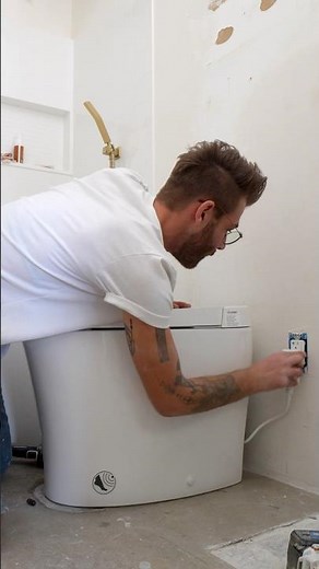 How to install a #smarttoilet by Uncle Brown #toilet #modernliving #bathroomideas #smarthome #tech