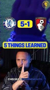 5 THINGS From Chelsea 5-1 Bournemouth #chelsea #henderson #chelseafc #premierleague