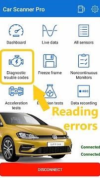 VW-AUDI-Skoda error code DTC reading - Car Scanner ELM OBD2 app