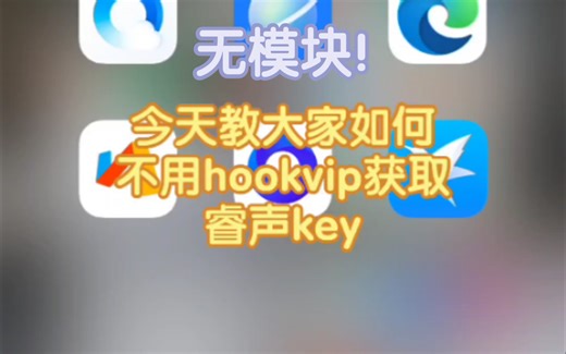 [免费睿声key获取]无模块免费获取睿声key！作者云上升