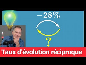 Reciprocal rate of change 🚀 Corrected exercise to understand and pass the test 💪 Percentage♕
