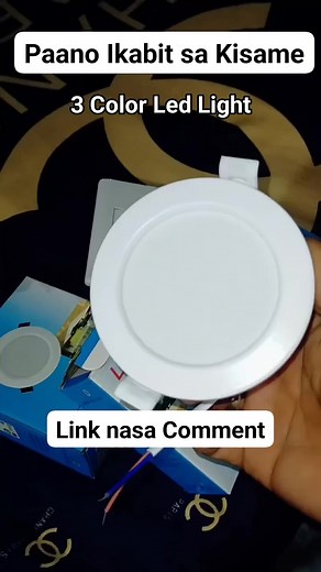 Paano ikabit sa kisame ang 3 color Led Light | Do It Yourself