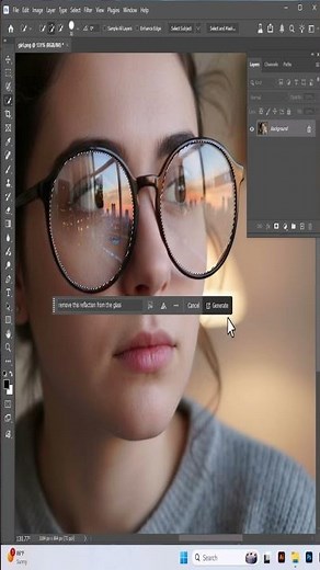 New Photoshop AI Removes IMPOSSIBLE Glare in 1 Click!