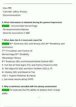 TNCC 9th Edition Study Questions Latest 2025 Actual Questions and Verified Answers 2025 2026 A Grad