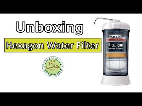 Unboxing Hexagon Water Purifier 8 Stage Water Purifier (Cosway)