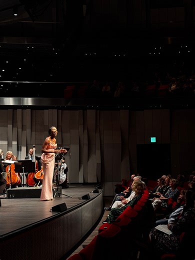 Britten with calypso to sweeten🍯🐝🎶🇹🇹 Highlights from our concert last weekend. A favorite of mine, Les Illuminations with Uppsala Kammarorkester and Nuno Coelho conductor. Followed by an encore request, Andre Tanker’s Morena Osha, one of my favorite melodies to sing from home🏝️☀️ | Jeanine De Bique