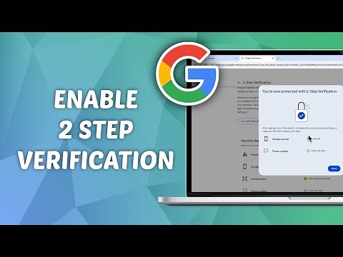 How to Turn ON Google Two Step Verification on Laptop or PC