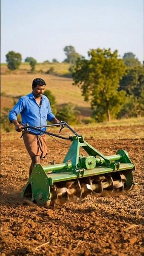 "Efficient Land Preparation with Power Tiller | Smart Farming"