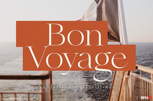 [Miễn phí] SVN-Bon Voyage - Việt hóa - STYLEno.1 Fonts