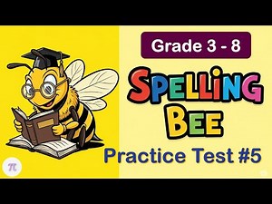 Spelling Practice Quiz | Spelling Bee | Grade 3-8 | Test #5