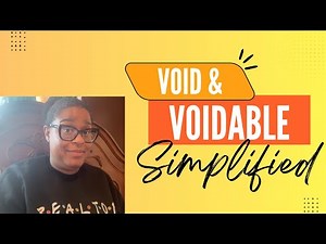 Void vs Voidable Contracts Explained | Real Estate Exam Prep Simplified