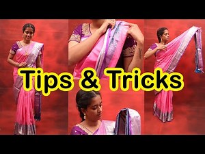 Tips & Tricks | Bridal Saree Draping | SD VLOGS