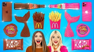 124K views · 4.7K reactions | Chocolate, chocolate, chocolate! He's everywhere! Do you understand what this means? Correctly! The most delicious Chocolate Challenge was not long in coming :) Will girls be able to eat chocolate yummies for 24 hours or will they still prefer real food? Find out from the video! | Ratata | Facebook