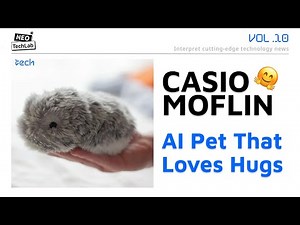 CASIO MOFLIN | AI Pet That LOVES HUGS (with emotional capabilities)