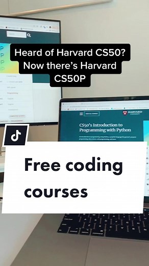 A new course for ya! #cs50 #python #programming #harvard #swe #coding #dreamjob